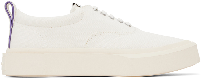 Shop Eytys Off-white Mother Ii Sneakers In Canvas White