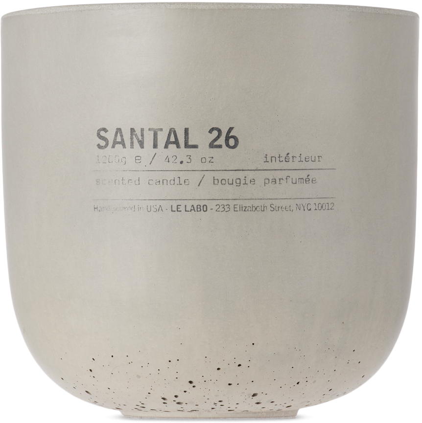 Le Labo Santal 26 Large Concrete Candle In Gray
