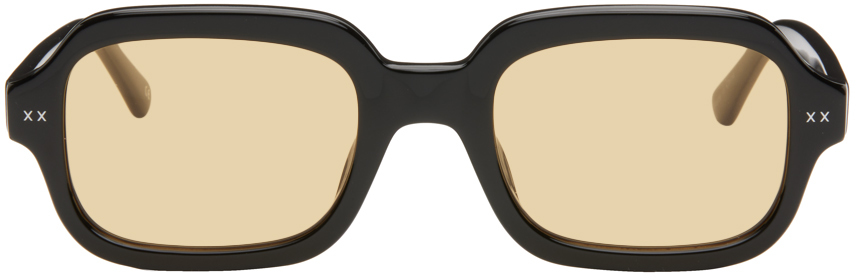 Lexxola Black Jordy Sunglasses In Black/orang