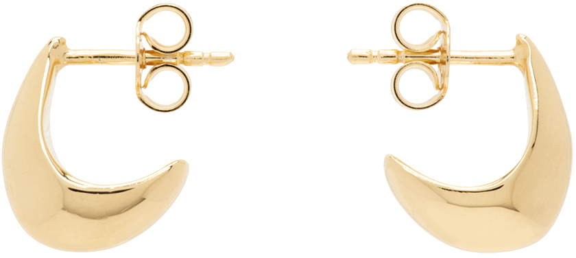 Gold Micro Drop Earrings