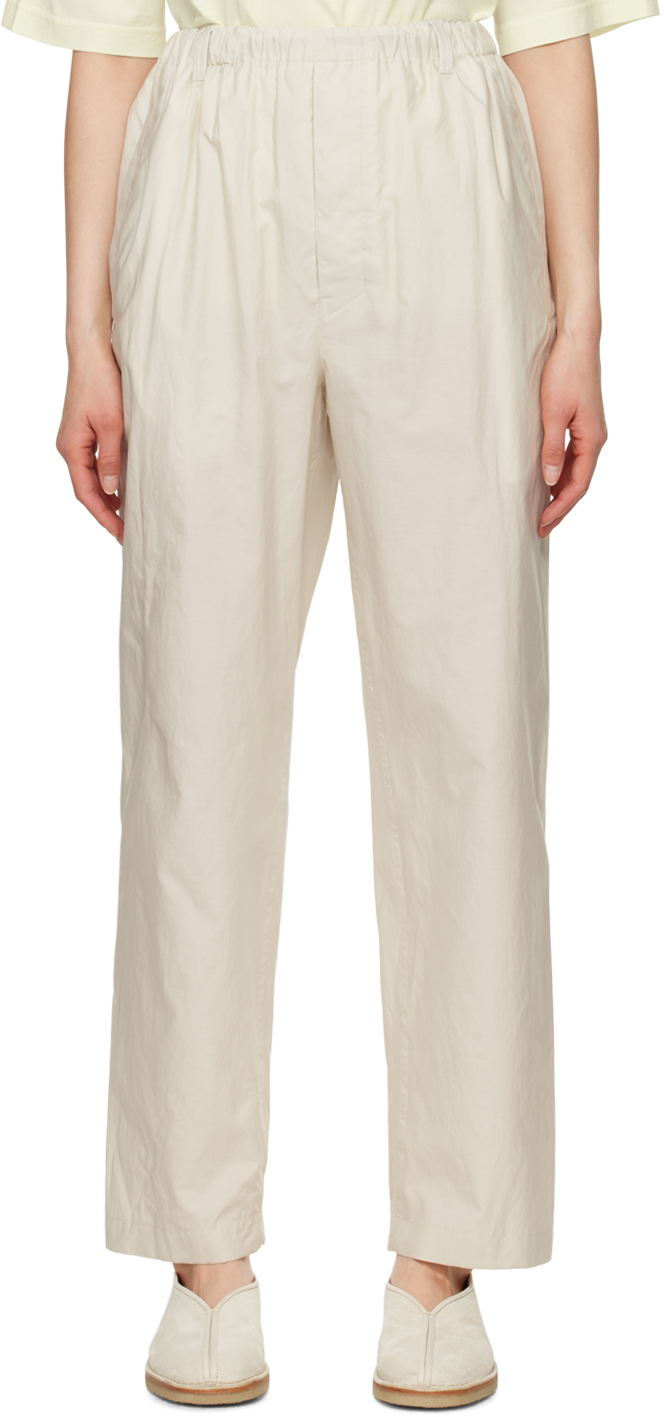 Pantalon Décontracté Ample De Couleur Unie Avec Poches