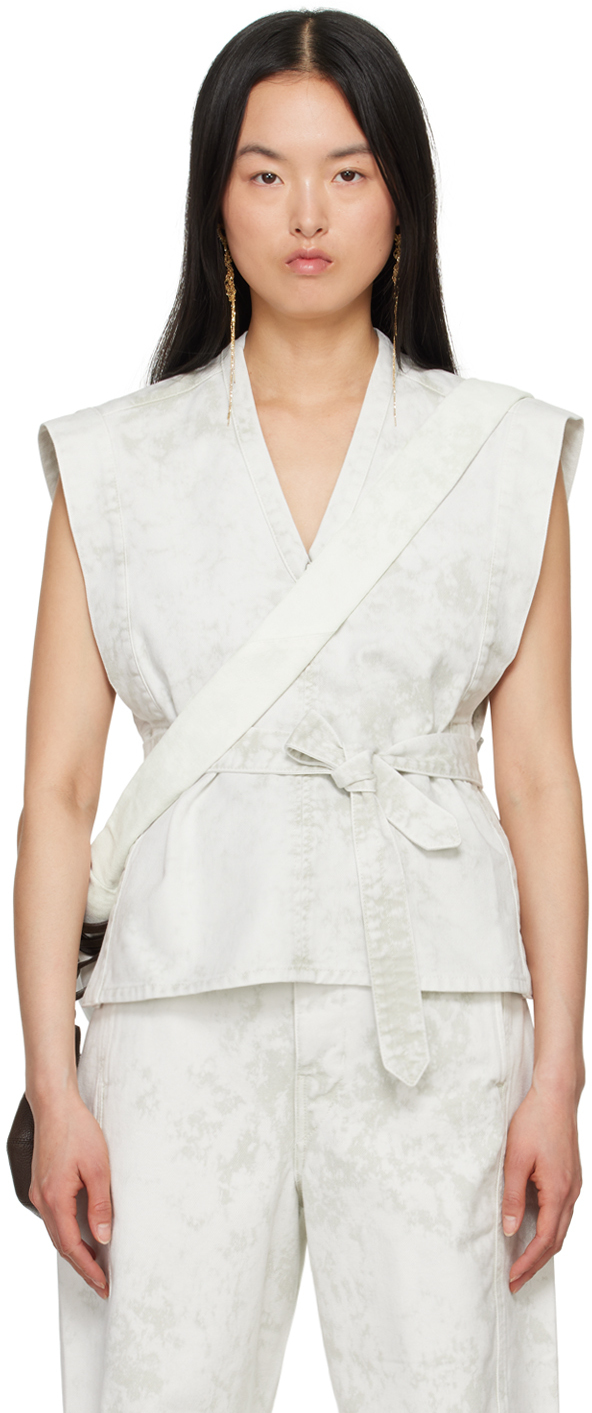 Off-White Chasuble Denim Vest
