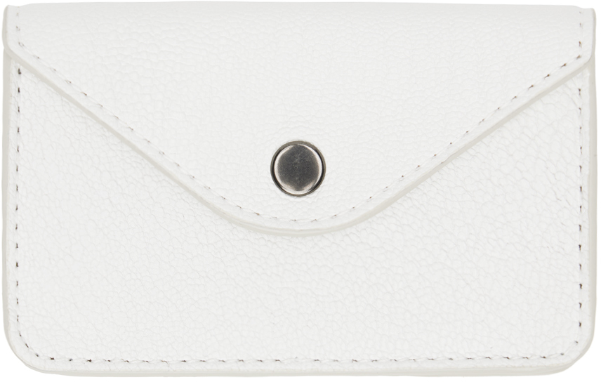 LEMAIRE: White Envelope Coin Purse Card Holder | SSENSE