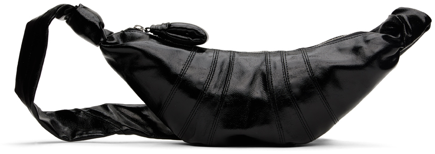 LEMAIRE BLACK SMALL CROISSANT BAG