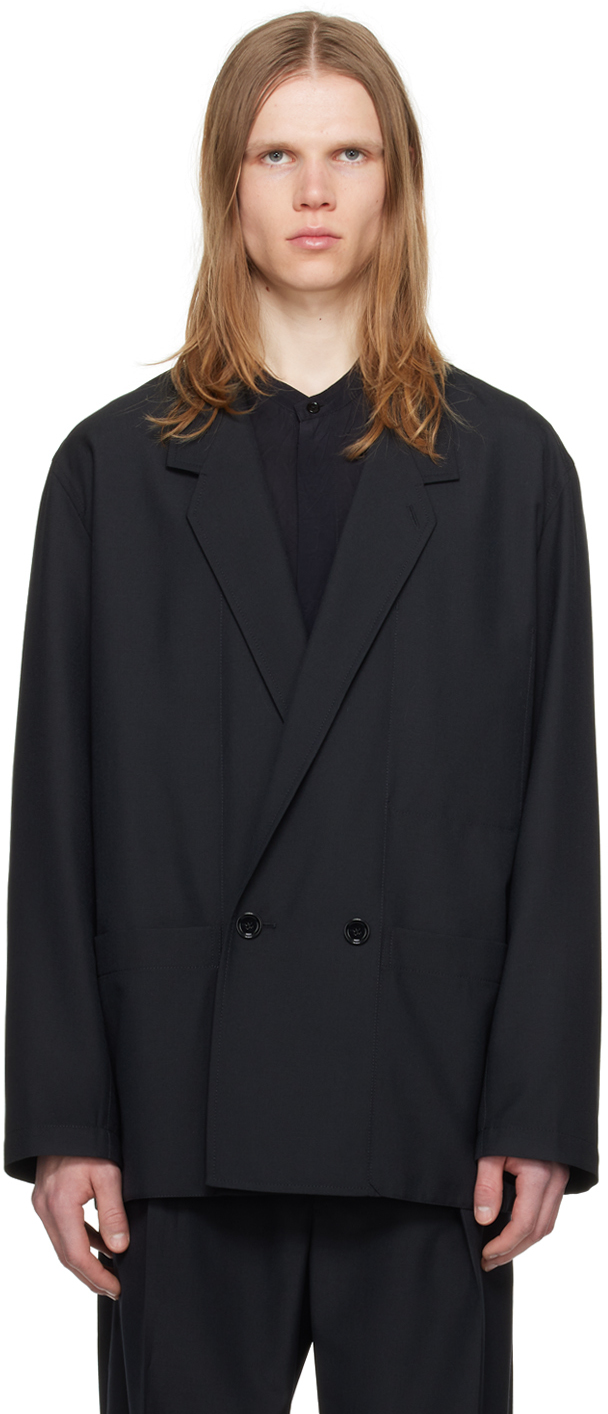 LEMAIRE double-breasted blazer - Grey