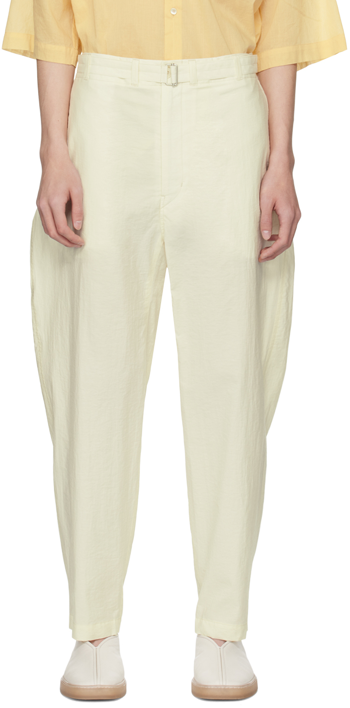 Yellow Belted Trousers