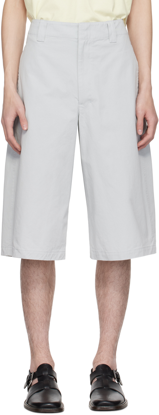 Blue Maxi Shorts by LEMAIRE on Sale