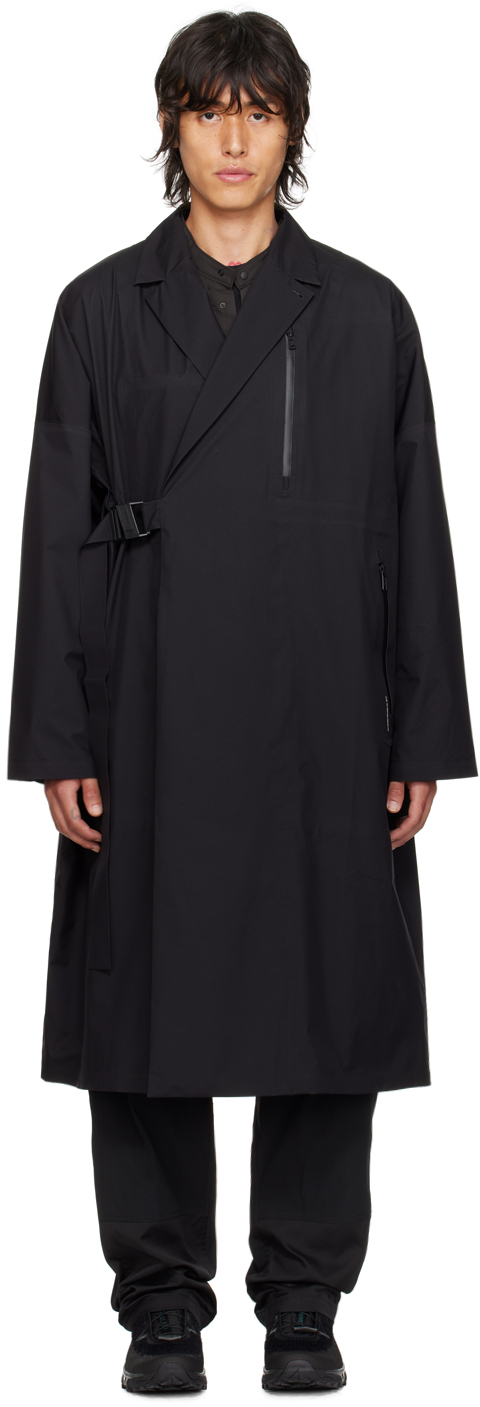 F/CE. Black Wrap Coat