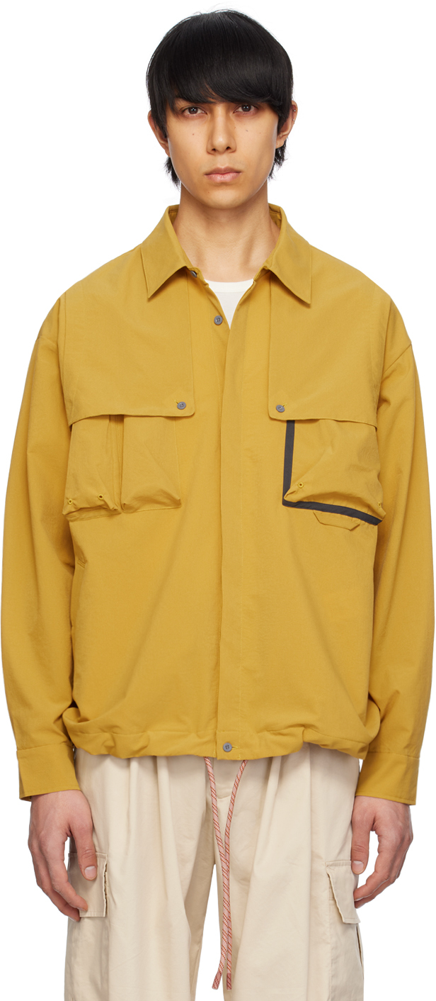 Shop F/ce Yellow Ventilating Jacket In Mustard