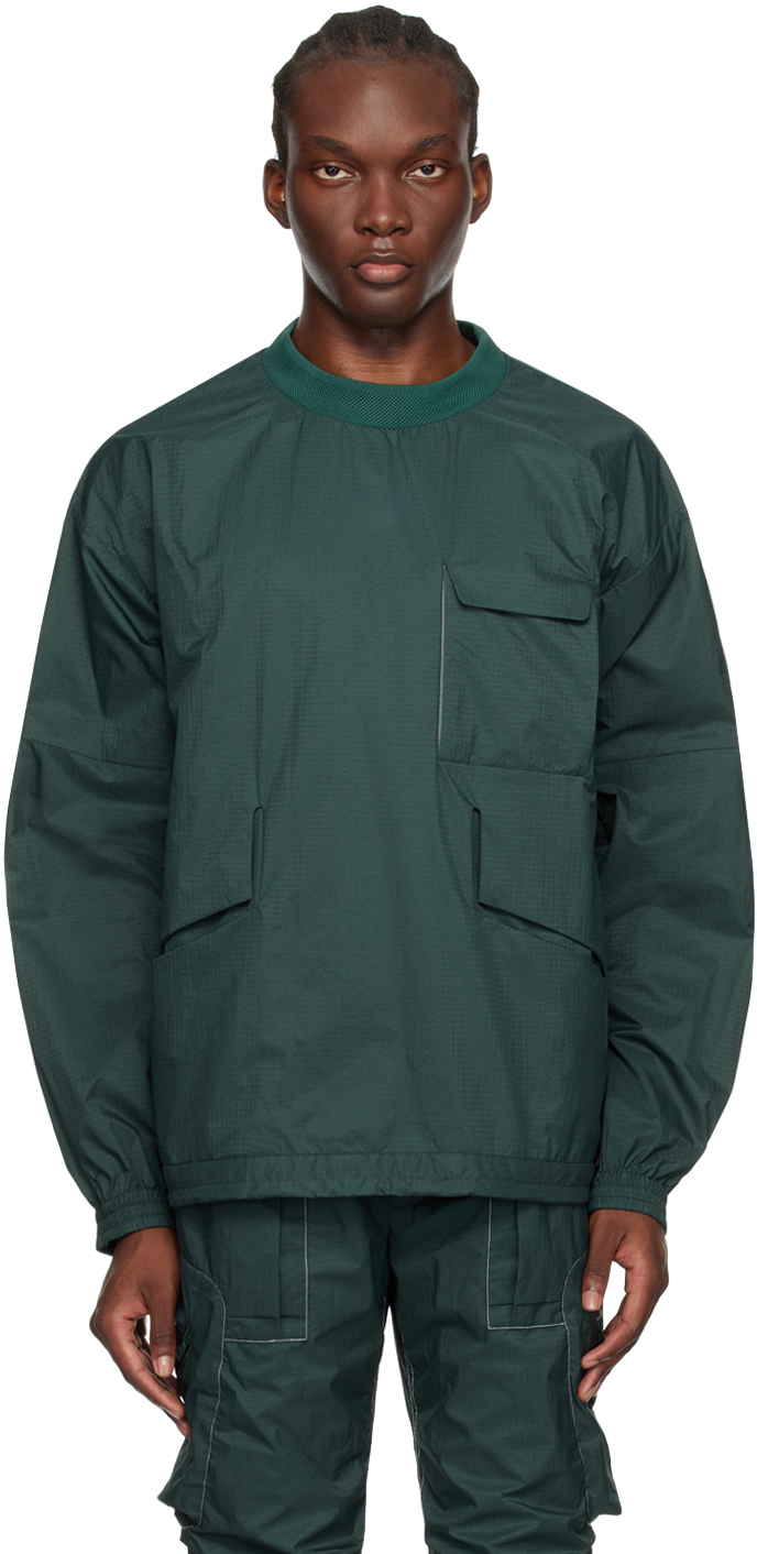 Shop F/ce Green Drawstring Sweatshirt