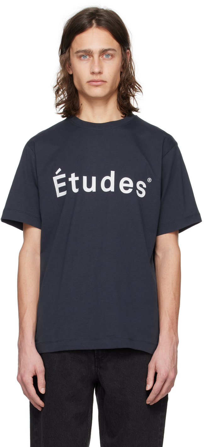 Études: Navy Wonder 'Études' T-Shirt | SSENSE UK