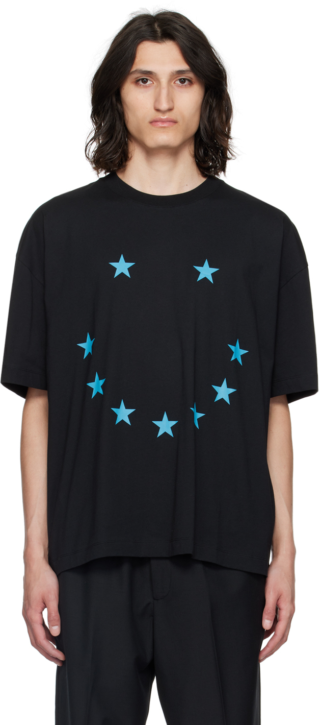 【関税込み】Etudes ブラック Spirit Smile Tシャツ Étudesのブラック Spirit Smile Tシャツがセール中