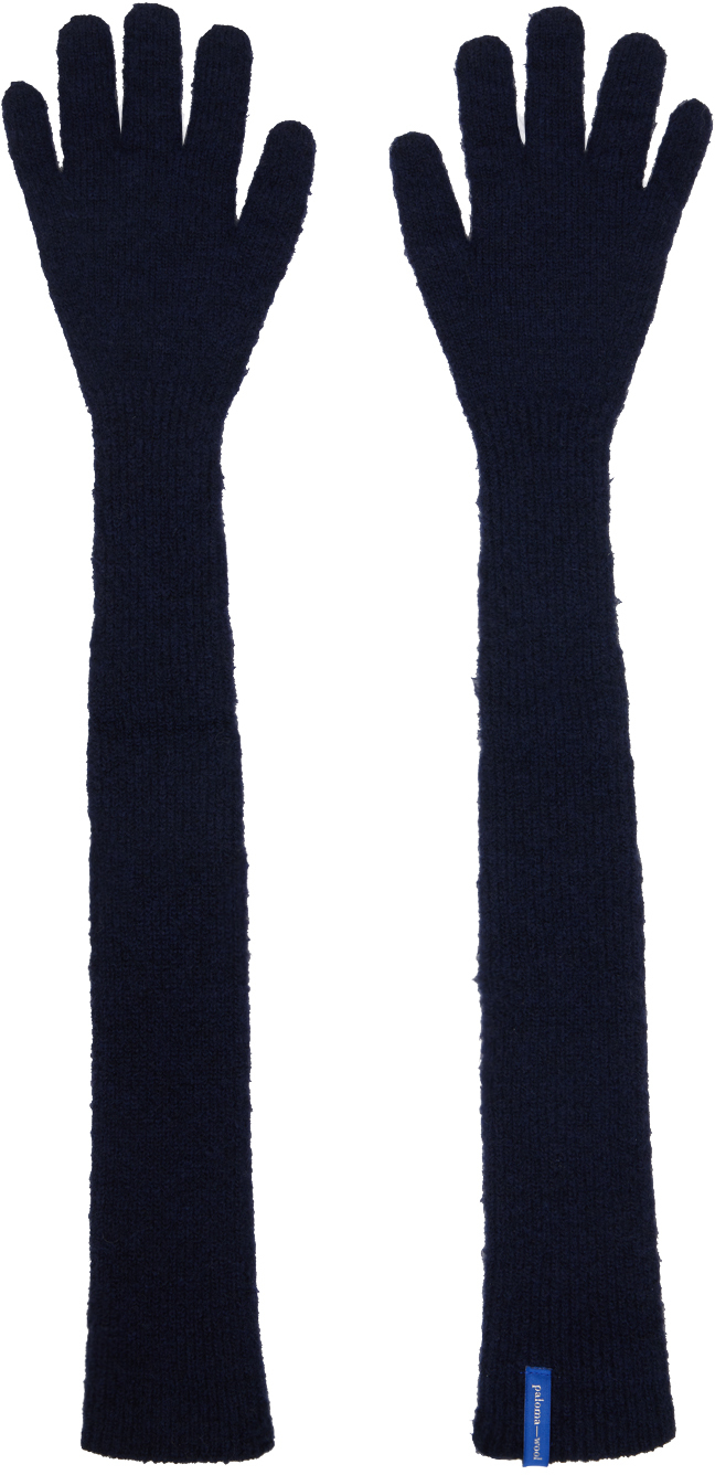 Paloma Wool Navy Pan Gloves In C/134 Navy