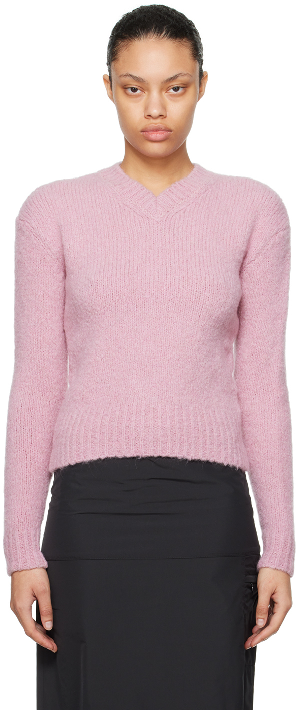 Shop Paloma Wool Pink 'baby' Sweater In C/435 Pink