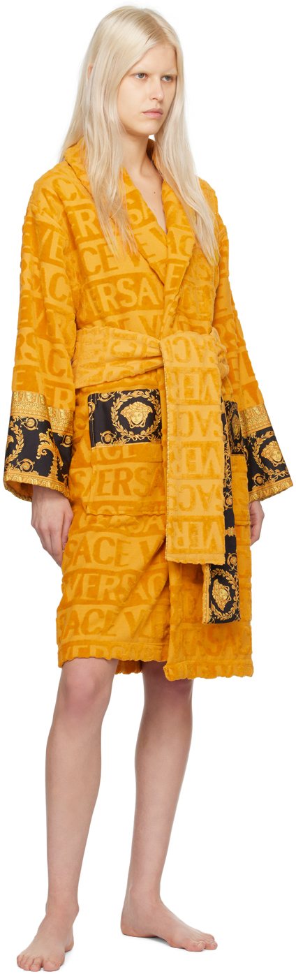 Shop Versace Barocco Wrap Robe | Saks Fifth Avenue