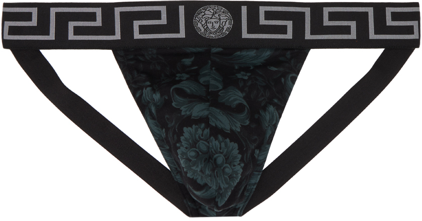Versace Thong With Medusa Head, Men'S, Red for Men