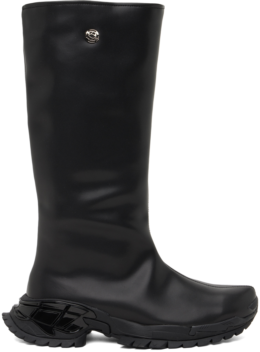 Black Vizor Boots