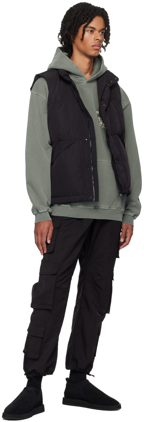 Represent Nylon Jacket In Jet Black