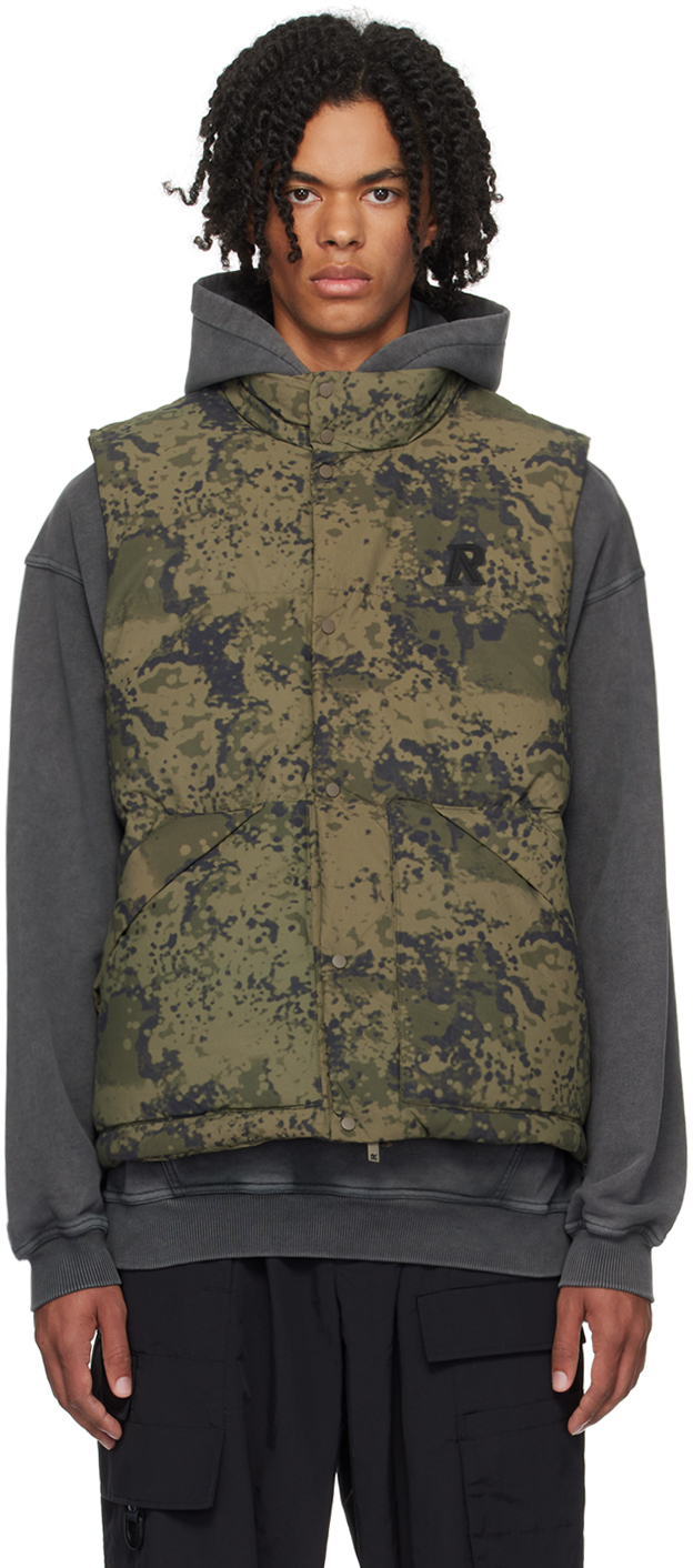 Green Patch Down Vest