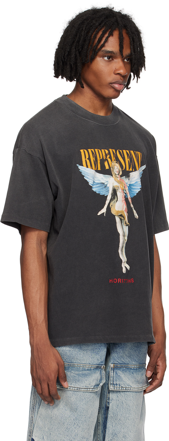 【REPRESENT】Reborn グラフィックＴシャツ Reborn T-Shirt | Flat White | REPRESENT