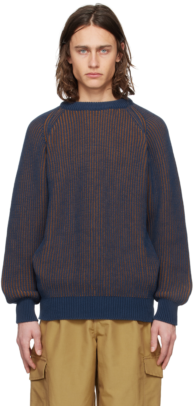 Navy & Brown Jazzways Sweater