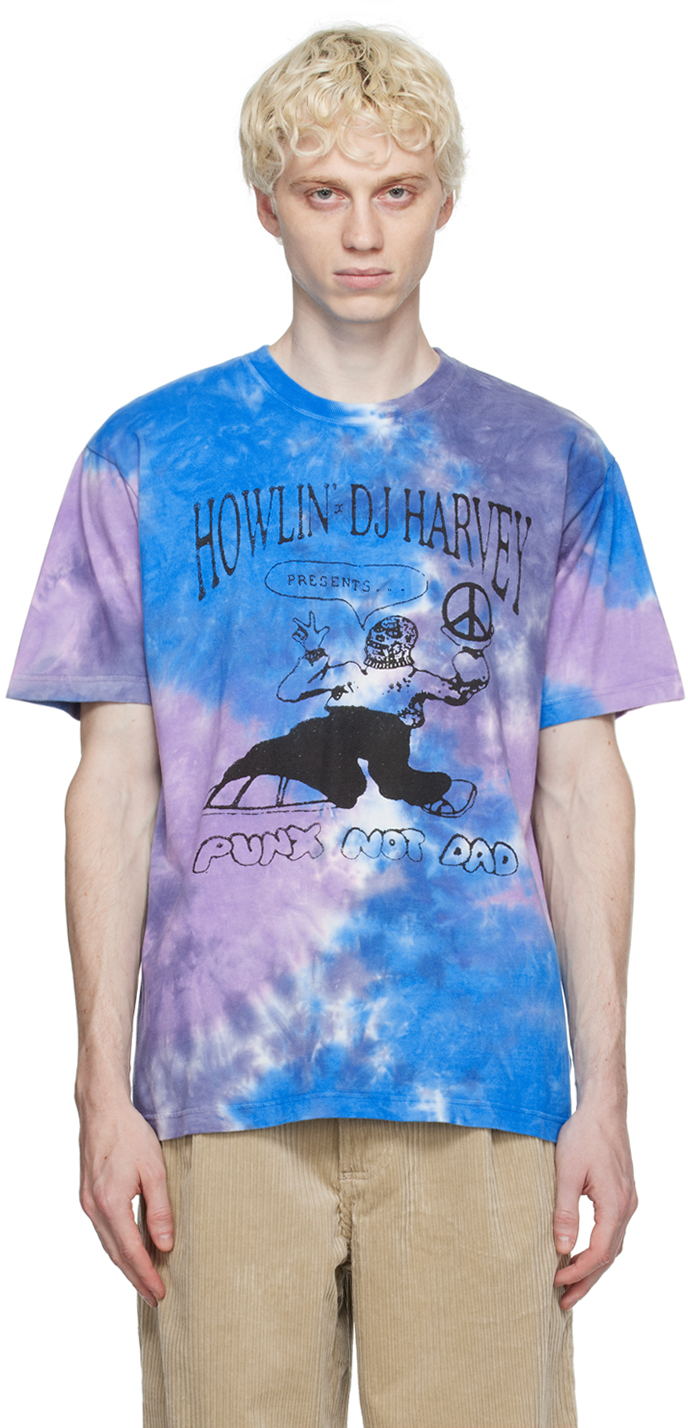 Howlin' Purple & Blue Dj Harvey Edition T-shirt In Midnight Mix