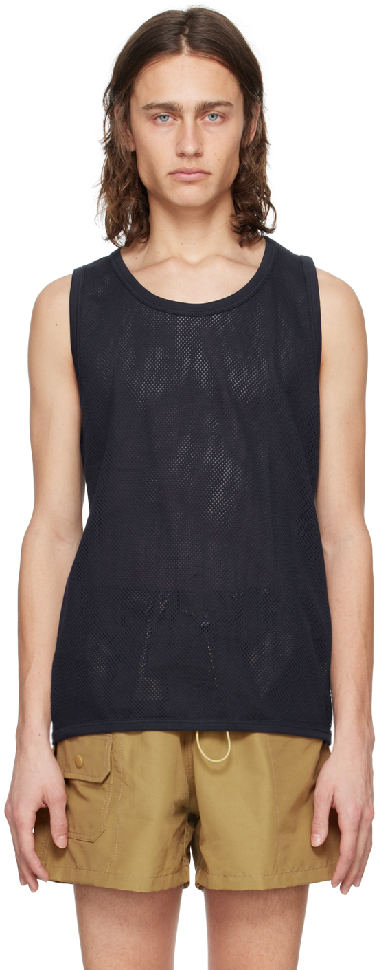 Howlin' Navy Mesh Adults Only Tank Top