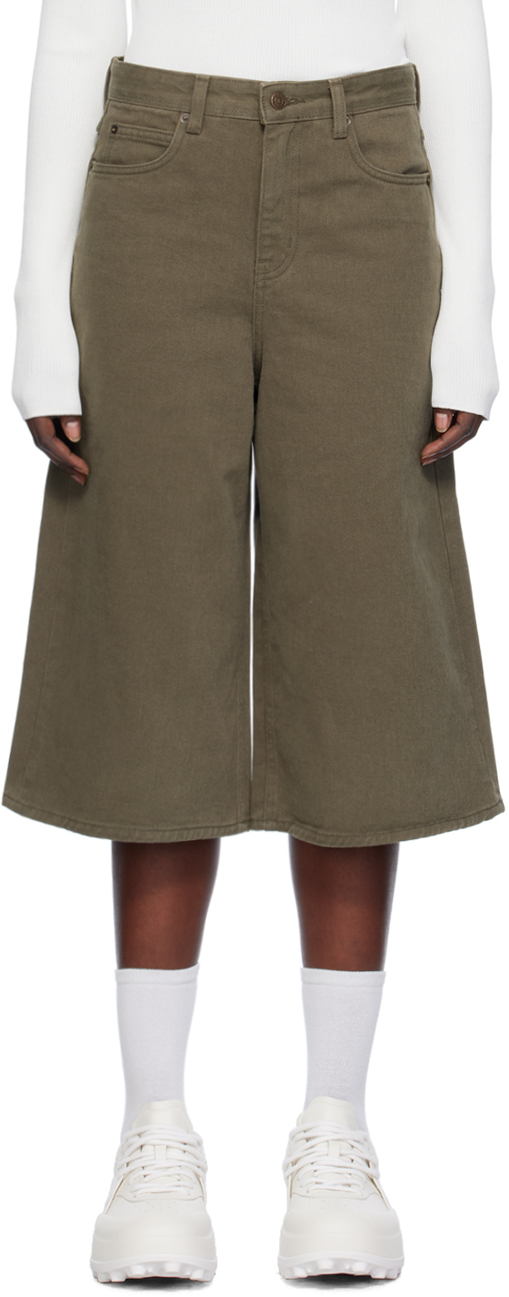 Low Classic Khaki Five-pocket Denim Shorts