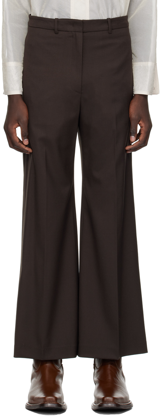 Low Classic Brown Wide Trousers