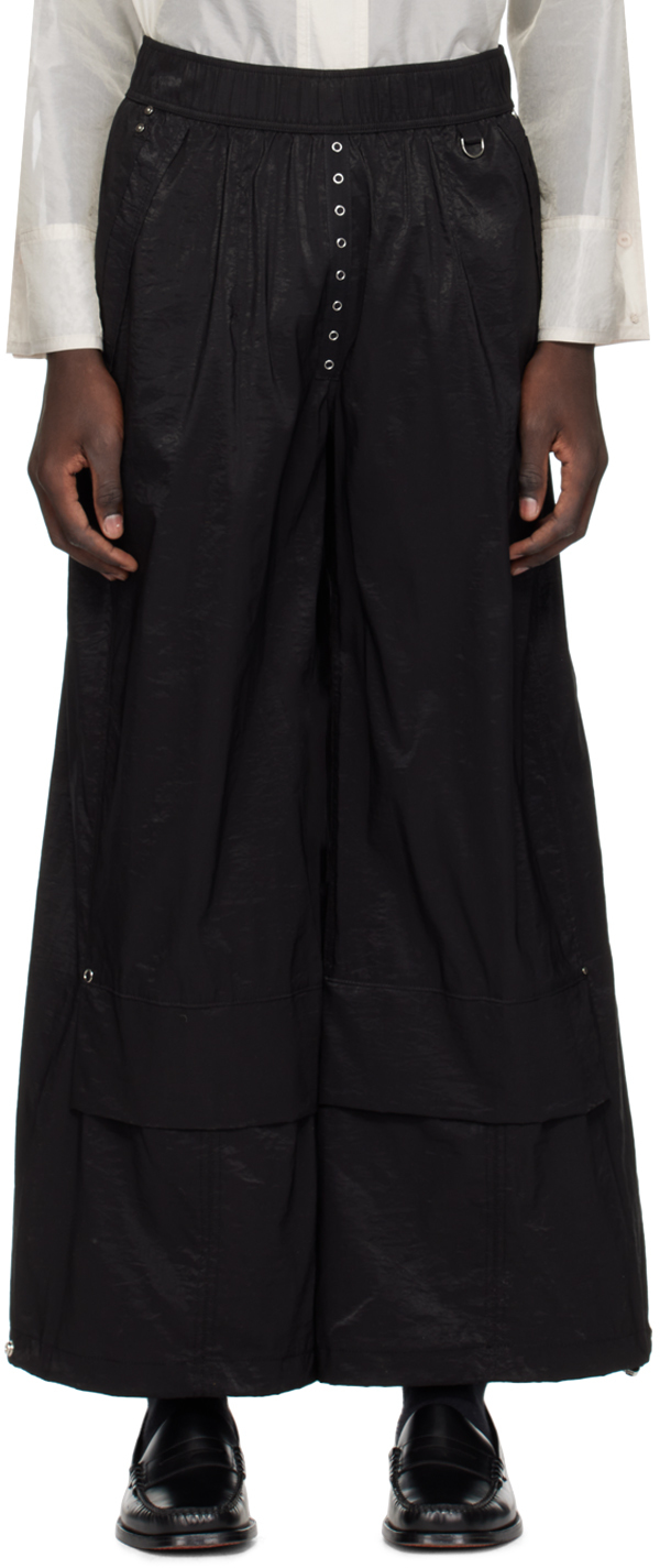 Low Classic Black Banding Trousers