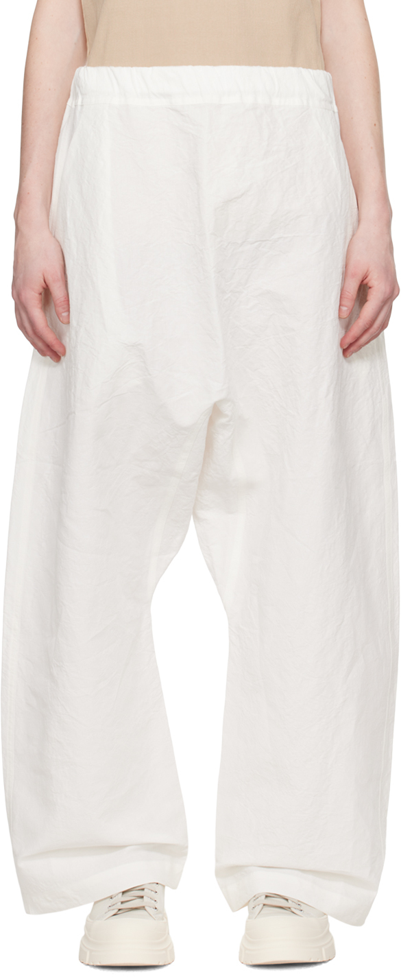 White Plof Trousers