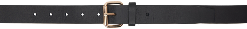 Black Iconic Logo Belt