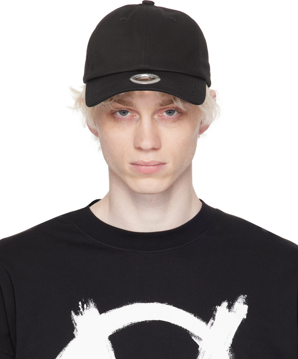 VETEMENTS: Black Ring Cap | SSENSE Canada