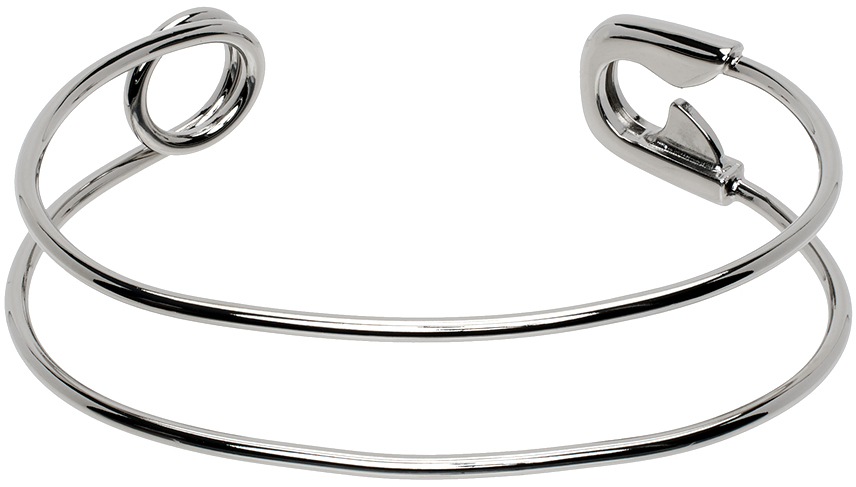 Vetements Silver Safety Pin Bracelet