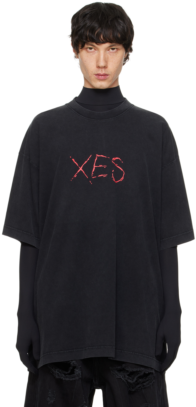 Black 'Xes' T-Shirt