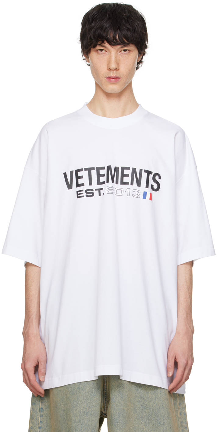 Shop Vetements White Flag T-shirt