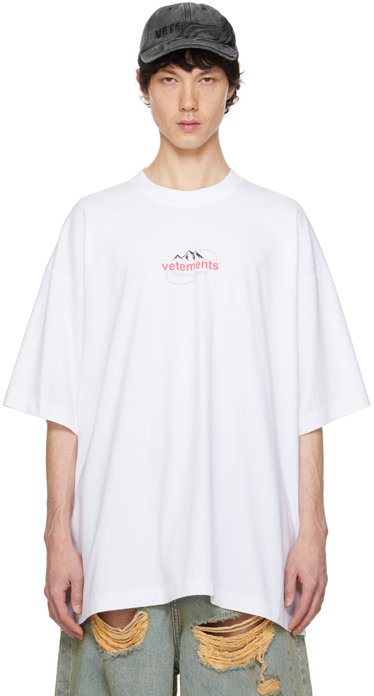 Shop Vetements White Spring Water T-shirt