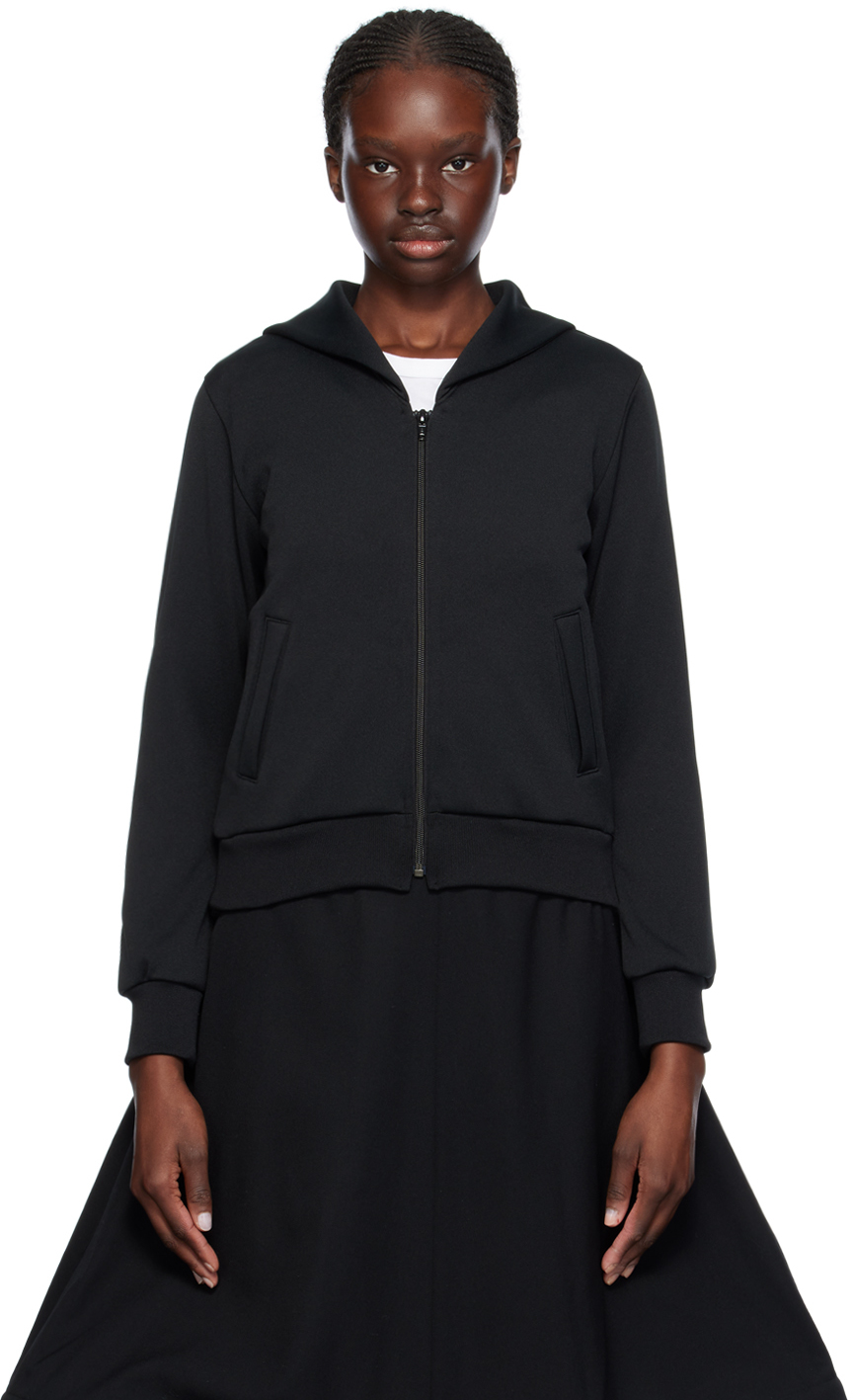 Shop Comme Des Garcons Girl Black Sailor Collar Sweatshirt In 1 Black