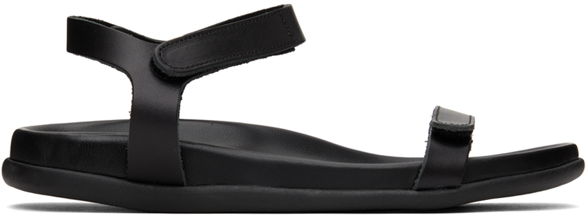 Black Poros Sandals