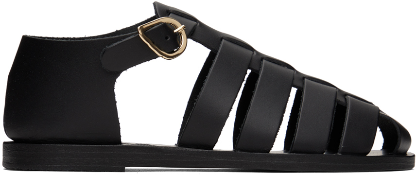 Black Homeria Sandals