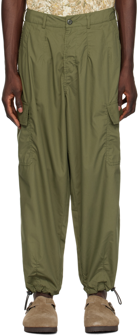 Khaki Loose Cargo Pants