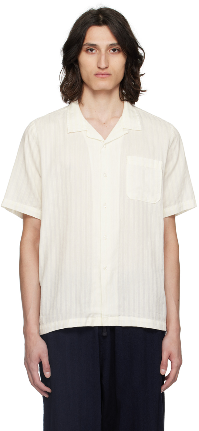 Off-White Road Shirt by Universal Works on Sale