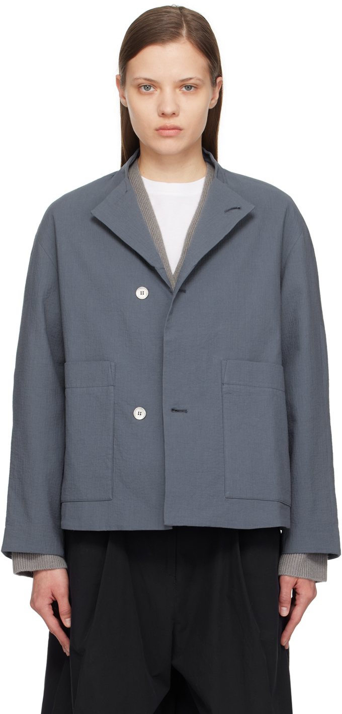 Indigo 'The Baker' Jacket by Toogood on Sale
