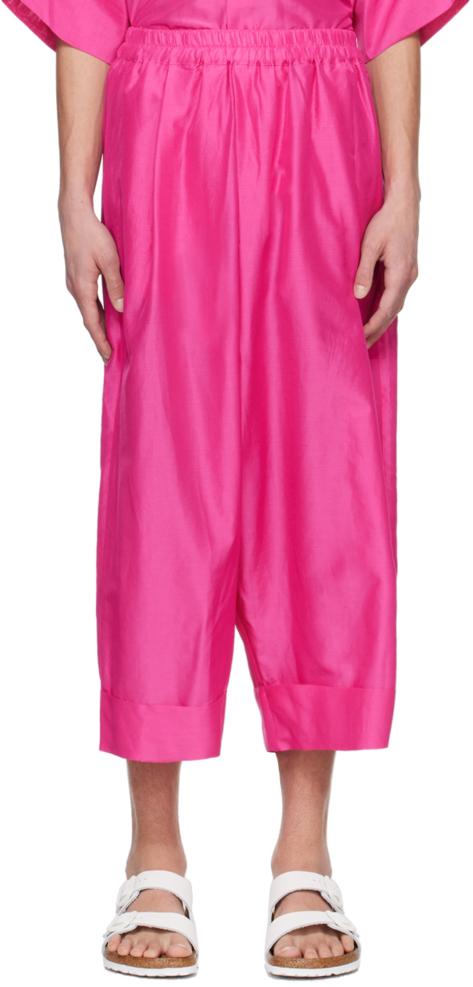 Toogood: Pink 'The Baker' Trousers | SSENSE UK