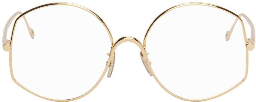 LOEWE Gold Refined Metal Glasses
