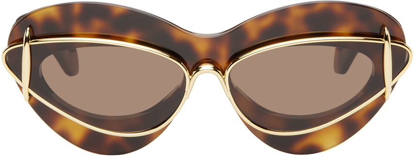 Loewe Gold Cat Eye Sunglasses, LW40039U 30E