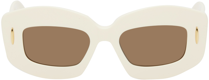 Loewe Off-white Screen Sunglasses In Neutrals