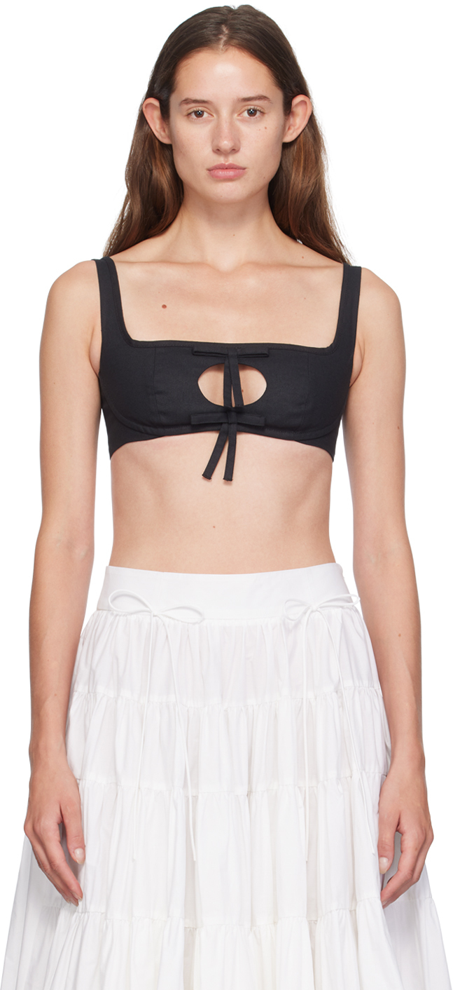 ★Sandy Liang★ ホワイト Chouchou Tシャツ Sandy Liang Chouchou Tee - White | Garmentory