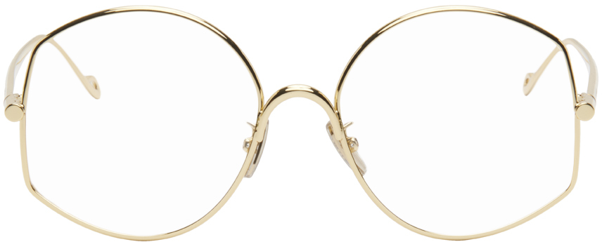 LOEWE Gold Oversize Glasses