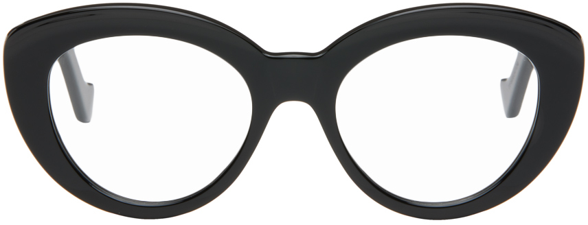 Black Chunky Anagram Glasses